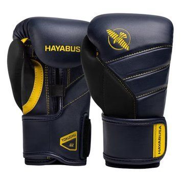 Детские боксёрские перчатки Hayabusa T3 Kids Boxing Gloves Navy Yellow, 8 oz
