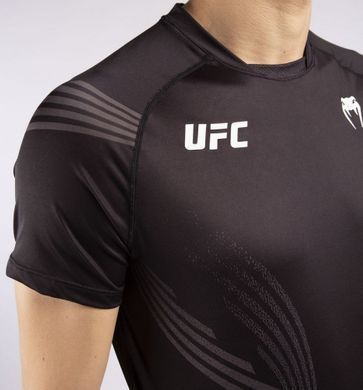 Футболка Venum UFC FightNight Pro Linе Dry Tech Black, Чорний, XS