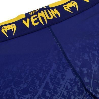 Компресійні штани Venum Tropical Compression Spats Blue, Синій-Жовтий, XXL