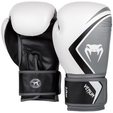 Боксерські рукавички Venum Contender 2.0 Білі з сірим 12oz