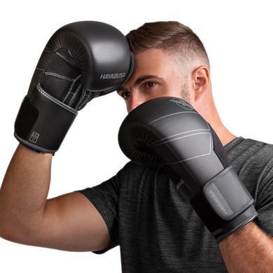 Боксерские перчатки Hayabusa S4 Leather Boxing Gloves Black, 10 oz