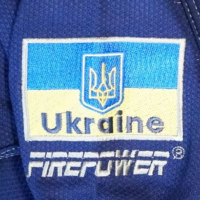 Жіноче кімоно для бразильського джиу-джитсу Firepower Ukraine Темно-сине, F1, F1