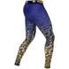 Компресійні штани Venum Tropical Compression Spats Blue, Синій-Жовтий, XXL