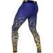 Компресійні штани Venum Tropical Compression Spats Blue, Синій-Жовтий, XXL