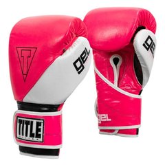 Боксерские перчатки TITLE GEL E-Series Training Розовые, 12oz, 12oz