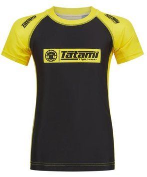 Дитячий рашгард з коротким рукавом Tatami IBJJF Rankrd Жовтий YS