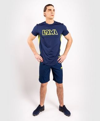 Футболка Venum Origins Dry Tech Loma Edition Blue Yellow, XL