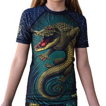 Детский рашгард с коротким рукавом Break Point Gator YS