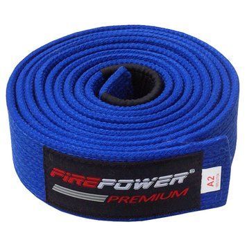 Пояс для бразильського джиу джитсу Firepower Premium Синій A1