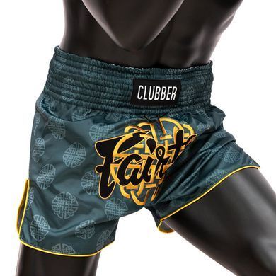 Тайские шорты Fairtex BS1915 Clubber Pacific Green, M
