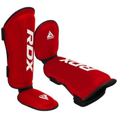 Захист гомілки RDX T1 Black Red, XL