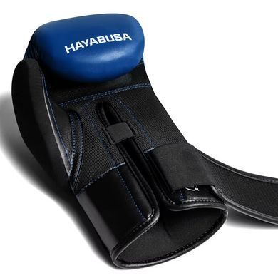 Боксёрские перчатки Hayabusa E1 Boxing Gloves Blue Black, 12 oz