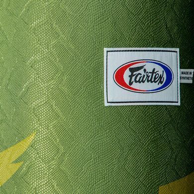 Боксерский мешок Fairtex HB6PY Muay Thai Banana Bag Python Print Green, Зеленый