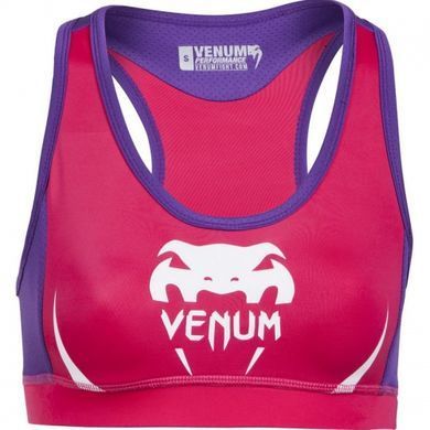 Спортивний бюстгальтер Venum Body Fit Top Pink Purple, Рожевий, L