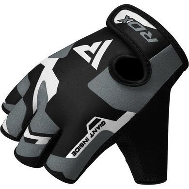 Рукавички для спортзалу RDX F6 Fitness Gym Gloves Grey, XXL