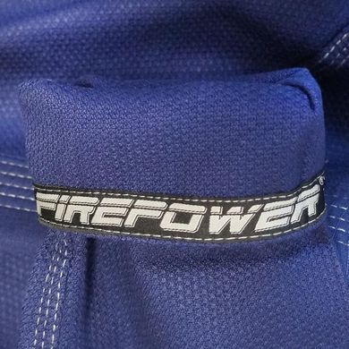 Дитяче кімоно для бразильського джиу-джитсу Firepower Ukraine Темно-синє M0