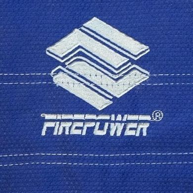 Дитяче кімоно для бразильського джиу-джитсу Firepower Ukraine Темно-синє M0