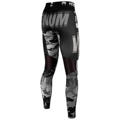 Компрессионные штаны Venum Tactical Spats Urban Camo Black, Черный-Синий, XS