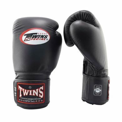 Боксерські рукавиці Twins Velcro Mesh Edition BGVLA1 Black, 8 oz
