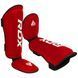 Захист гомілки RDX T1 Black Red, XL