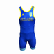 Костюм для боротьби (трико) Adidas з ліцензією UWW | синій | 1633BLUE V2
