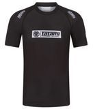Рашгард з коротким рукавом Tatami IBJJF Ranked Чорний XS