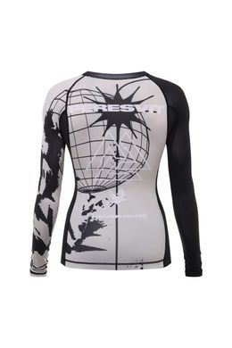 Жіночий рашгард Peresvit Inception Ladies Rashguard Long Sleeve, Чорний-Білий, XS