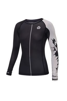 Жіночий рашгард Peresvit Inception Ladies Rashguard Long Sleeve, Чорний-Білий, XS
