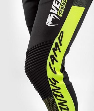 Женские спортивные штаны Venum Training Camp 3.0 Women Joggers, Черный-Лаймовый, XS