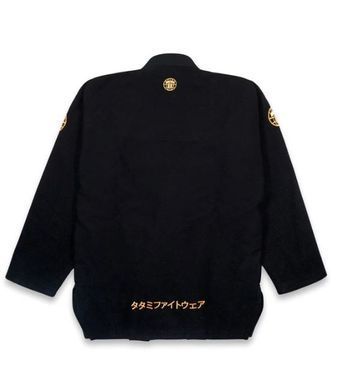 Жіноче кімоно для бразильського джиу-джитсу Tatami Estilo Gold Label Чорне F1