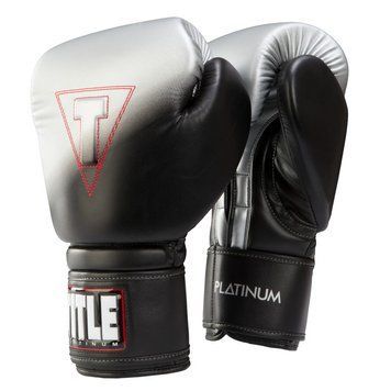 Боксерські рукавички TITLE Boxing Platinum Proclaim Power Bag Срібло 16oz