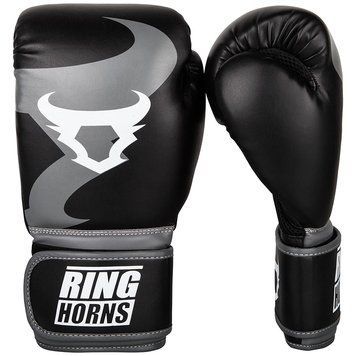 Боксерські рукавички Ringhorns Charger Чорні 12oz