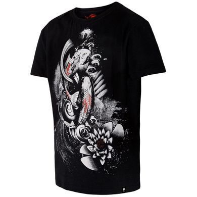 Детская футболка Venum Koi 2.0 Kids T-Shirt Black White, Черный, YL