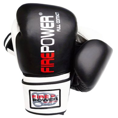 Боксерские перчатки Firepower FPBG6 Черные, 12oz, 12oz