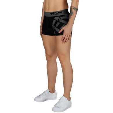 Спортивні шорти жіночі Venum Power Shorts Black Grey, Cірий, XS