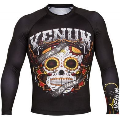 Рашгард Venum Santa Muerte 2.0 Rashguard Long Sleeves Black, Черный, M
