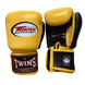 Боксерские перчатки Twins Velcro Mesh Edition BGVLA1 Black Yellow, 8 oz