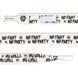 Боксерские бинты Peresvit No Fight No Party Printed Handwraps White, 300 cm
