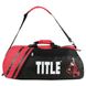 Спортивна сумка-рюкзак TITLE Boxing World Champion Sport Чорна з червоним