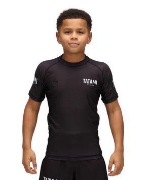 Дитячий рашгард з коротким рукавом Tatami JJ Club Чорний YS