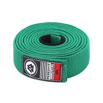 Детский пояс для кимоно Peresvit Kids BJJ Gi Belt Solid Green, Зелёный, M2