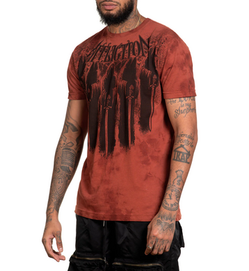 Футболка Affliction Foreboding Sienna Tea Stain, M
