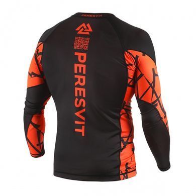 Рашгард Peresvit Rival Rashguard Long Sleeve Orange, Чорний-Помаранчевий, XS