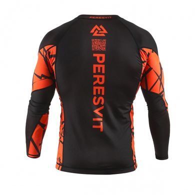 Рашгард Peresvit Rival Rashguard Long Sleeve Orange, Чорний-Помаранчевий, XS