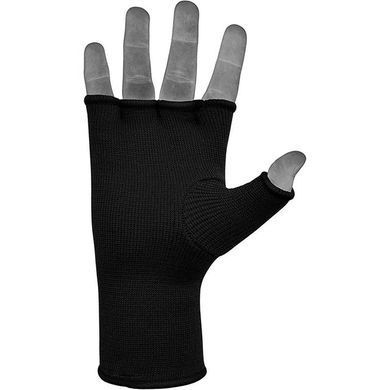 Гелеві бинти RDX Hosiery Inner Gloves Elasticated Half Finger Black Golden, S