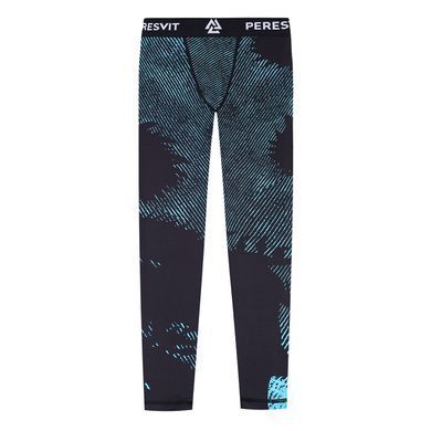 Дитячі лосини Peresvit Keep Fighting Kids Leggings, Чорний-Синій, YXS