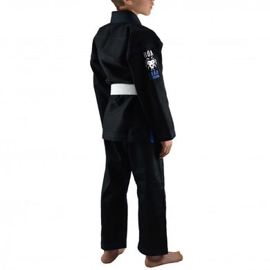 Детское кимоно для бразильского джиу-джитсу Boa Leao V2 Черное, M0, M0