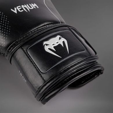 Боксерские перчатки Venum Nexus Boxing Gloves Black Silver, 8 oz