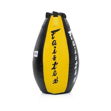Груша-крапля Fairtex HB15 Super Tear Drop Heavy Bag Unfilled Black Yellow, Універсальний