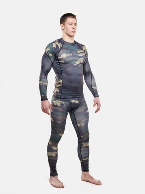 Компрессионные штаны Peresvit Grunge Camo MMA Leggings, Хаки, S